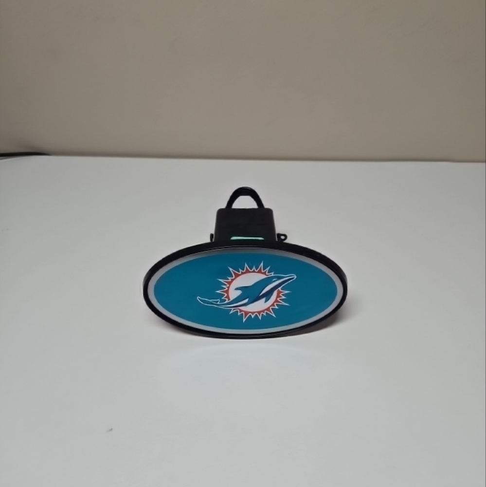 Miami Dolphins NFL Plastic ABS Trailer Hitch Cover Car-Truck-SUV 2" Receiver